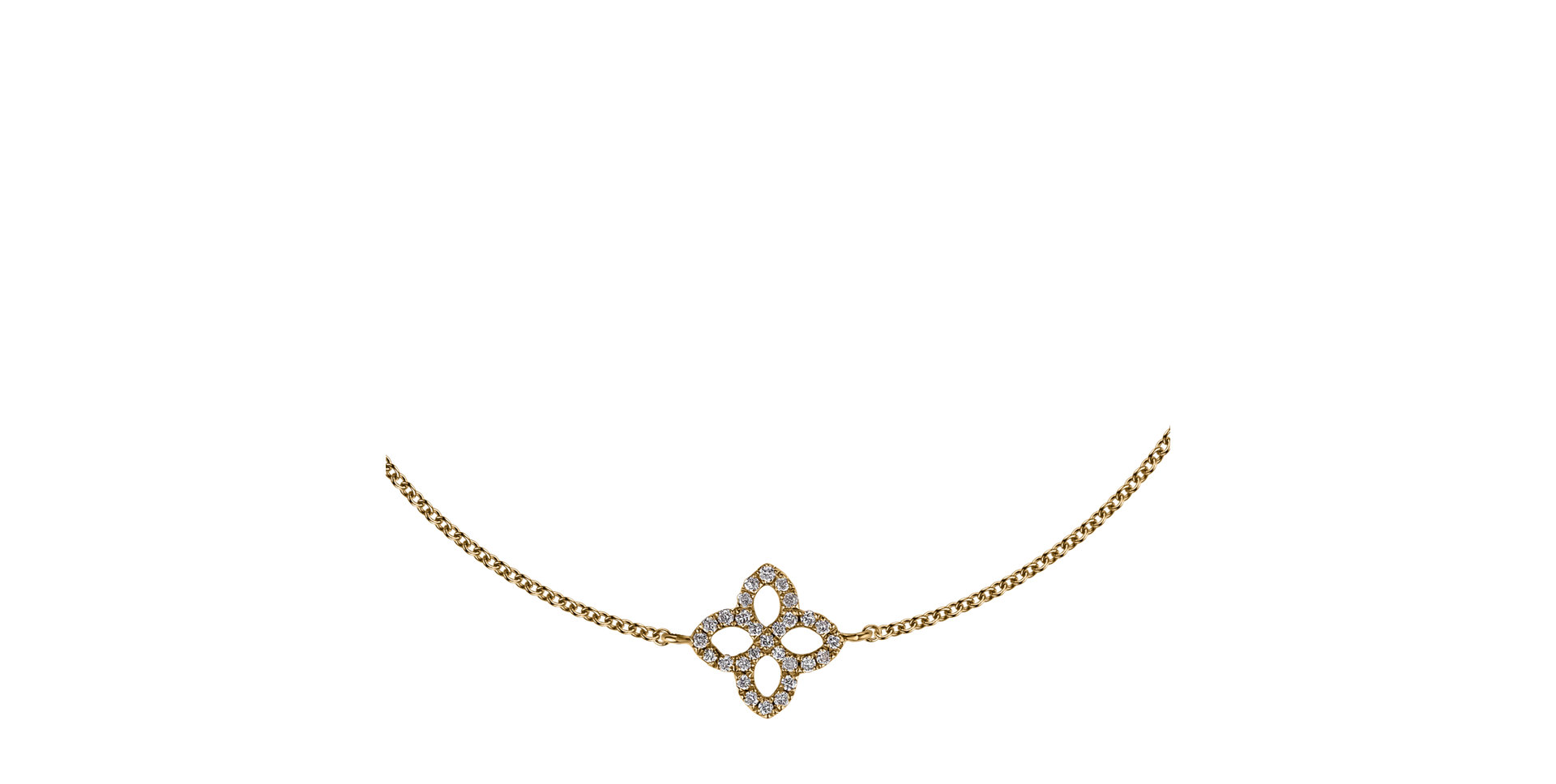 Diamond bracelet Glamorous Petals