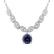 Diamond necklace with Tanzanite Zephyrine3