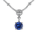 Diamond necklace with Tanzanite Simba3