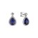 Diamond earrings with Sapphire Shine Secret3