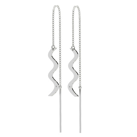 Diamond earrings Wave
