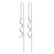 Diamond earrings Wave3