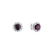 Diamond earrings with Rhodolite Stellar Hope3