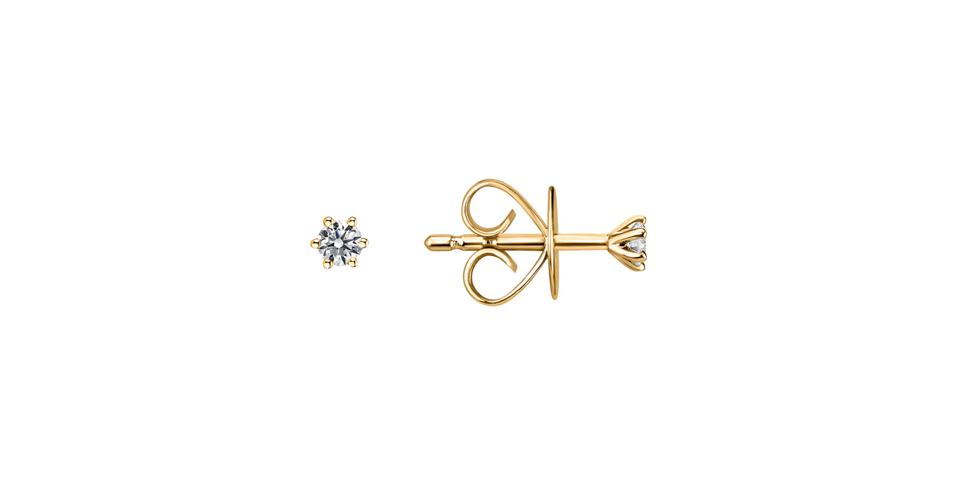 Diamond earrings Vesper Romance