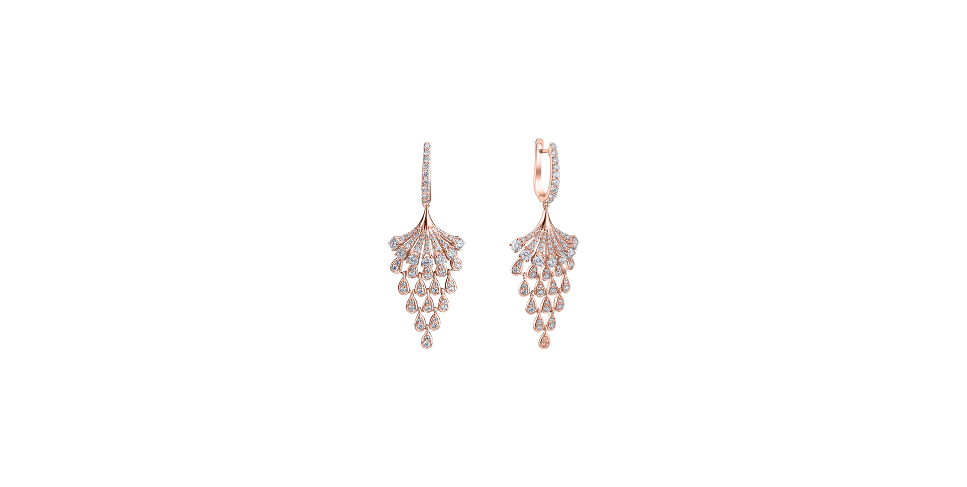 Diamond earrings Royal Mesh