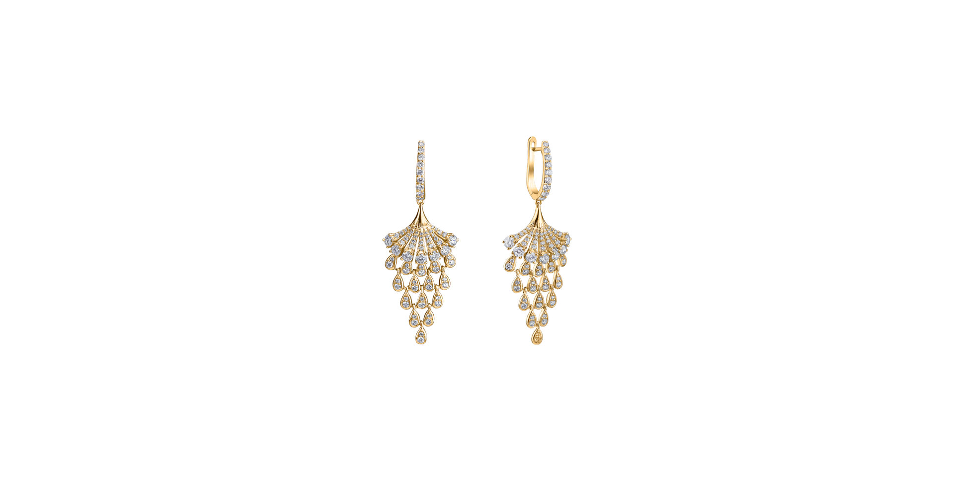 Diamond earrings Royal Mesh