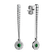 Diamond earrings with Emerald Sparkling Exclamation3