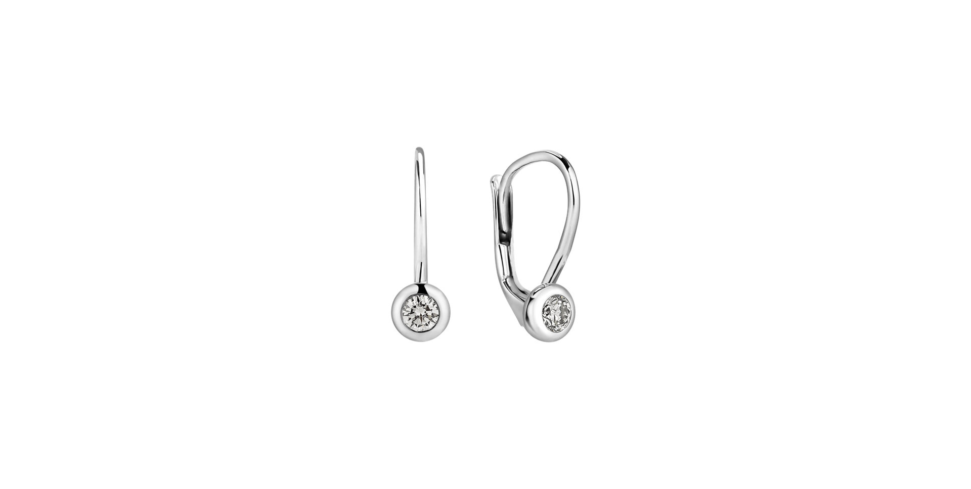 Diamond earrings Sparkling Drops