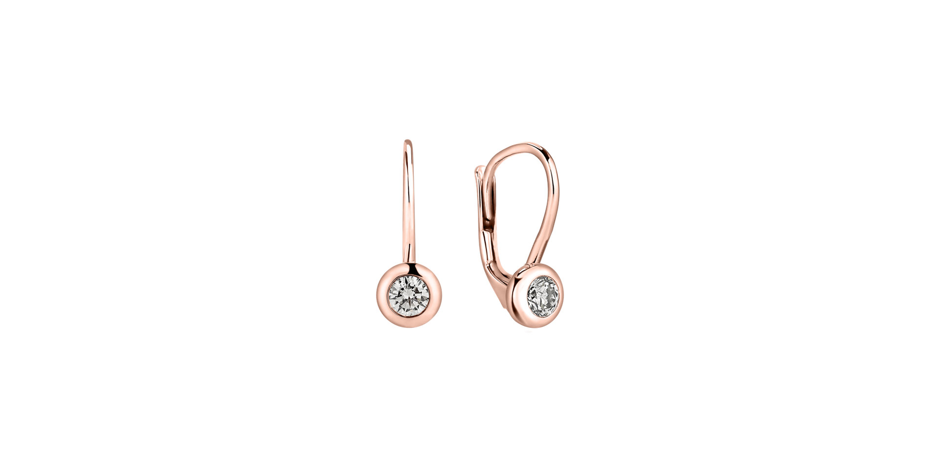 Diamond earrings Sparkling Drops