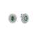 Diamond earrings with Emerald Royal Sparkle3