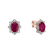 Diamond earrings with Ruby Mary Magdalene3