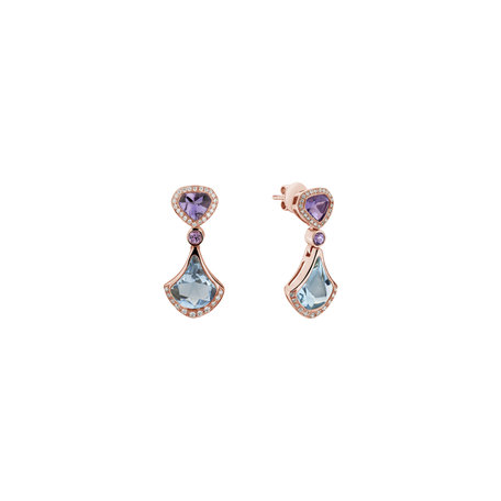 Diamond earrings and gemstones Opulent Adornments