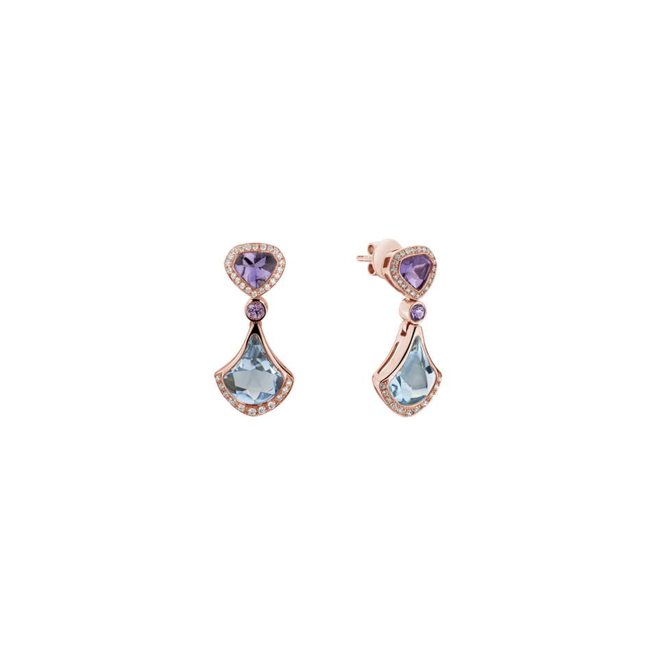 Diamond earrings and gemstones Opulent Adornments