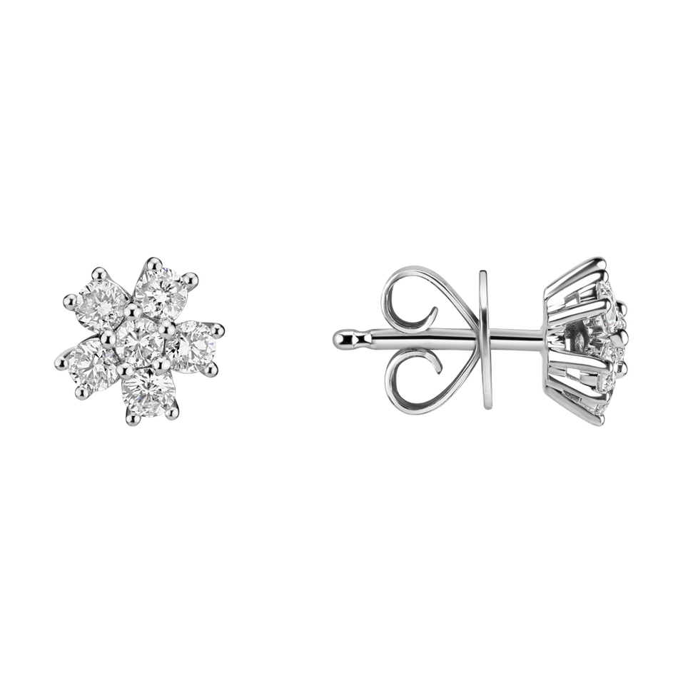 Diamond earrings Sparkless