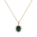 Diamond pendant with Emerald Princess3