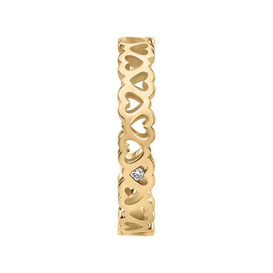 Diamond ring Love Contour