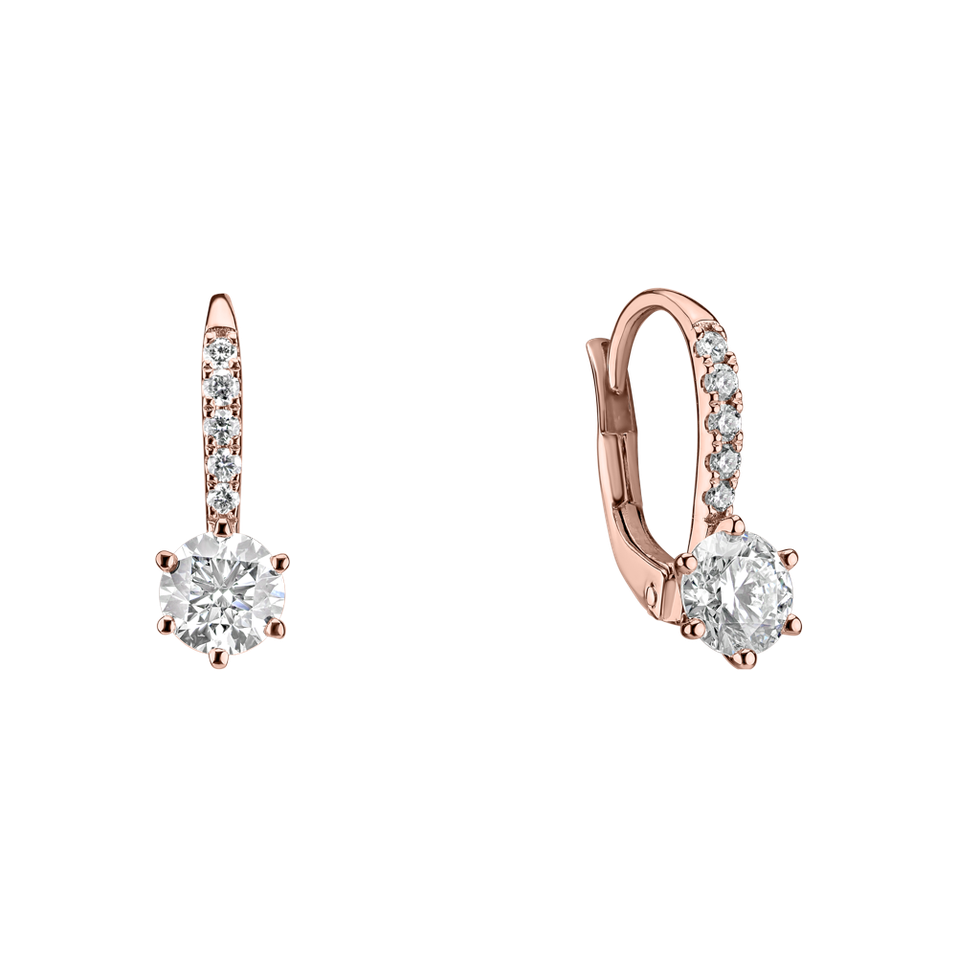 Diamond earrings Sparkless