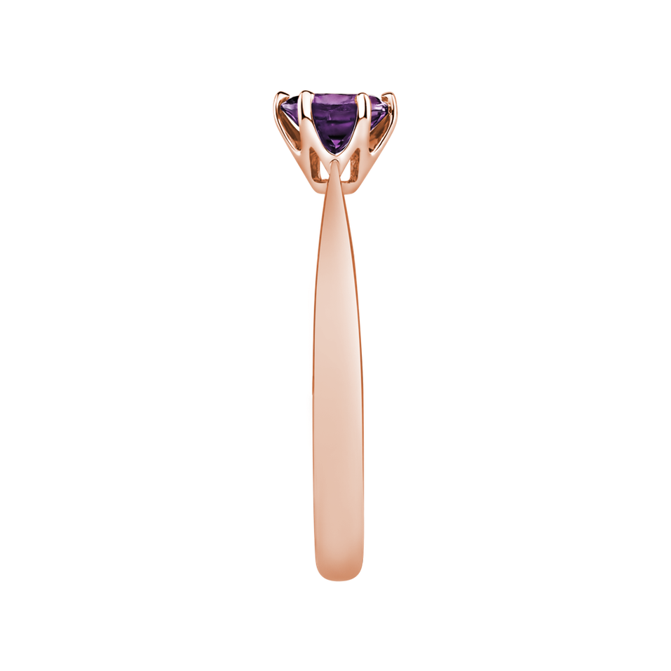 Ring with Amethyst Brazil Bonbon