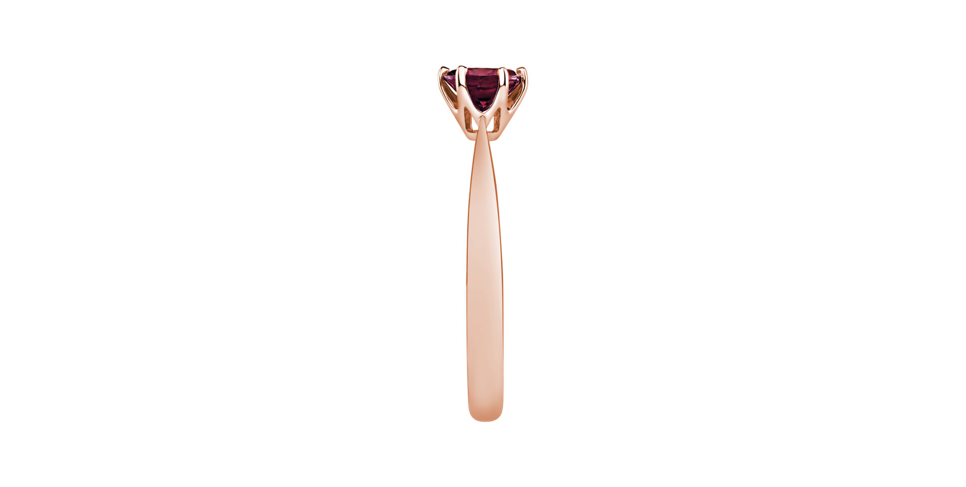 Ring with Rhodolite Bonbon