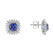 Diamond earrings with Tanzanite Midnight Empire3