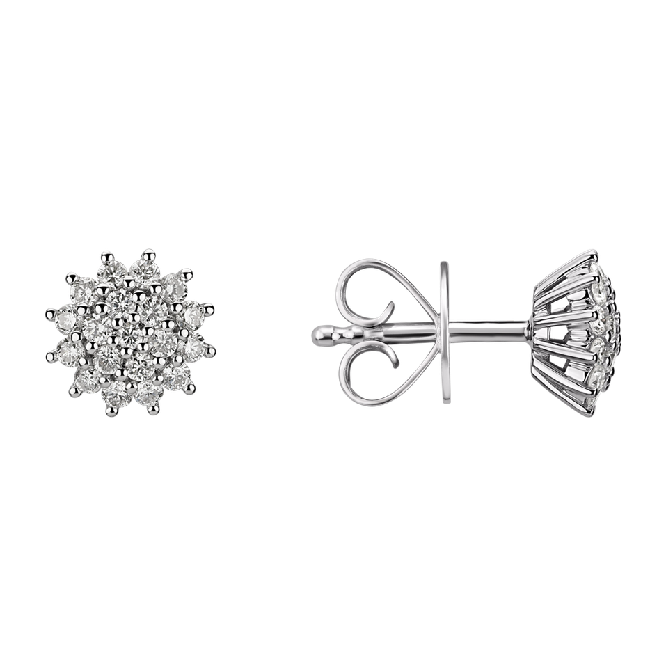 Diamond earrings Delicate Star