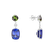 Diamond earrings, Tourmalíne and Tanzanite Fantasy Rain3