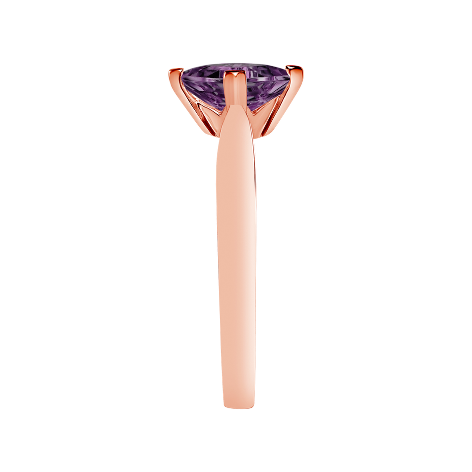 Ring with Amethyst Brazil Bonbon