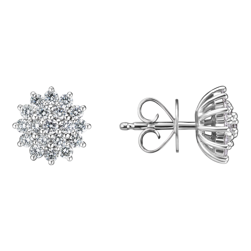 Diamond earrings Delicate Star