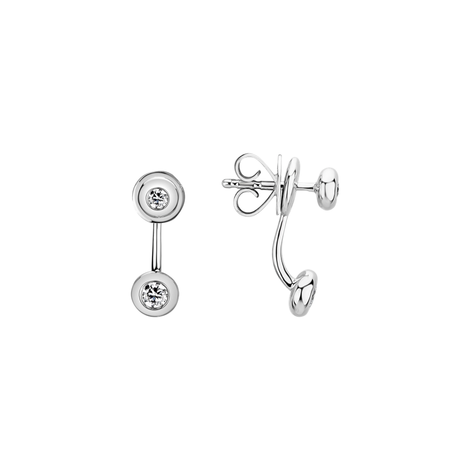 Diamond earrings Double Classy