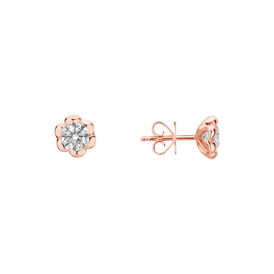 Diamond earrings Blooming Love