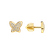 Diamond earrings Amazing Butterfly3