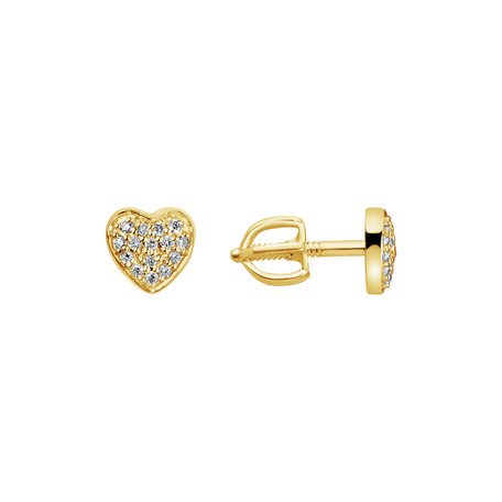 Diamond earrings Amazing Heart