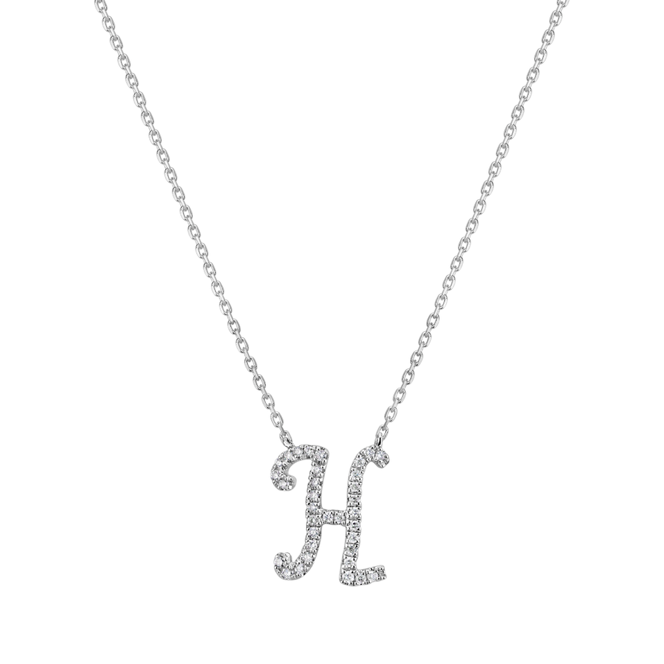 Diamond necklace Curly Glitter H