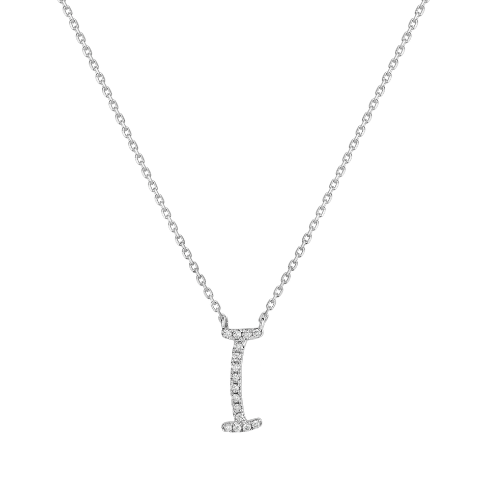 Diamond necklace Curly Glitter I