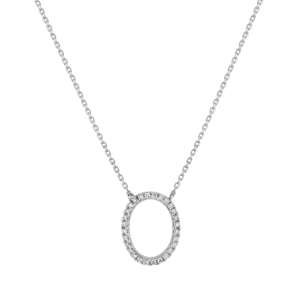 Diamond necklace Curly Glitter O