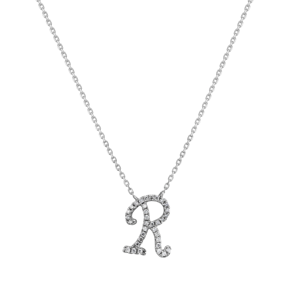 Diamond necklace Curly Glitter R