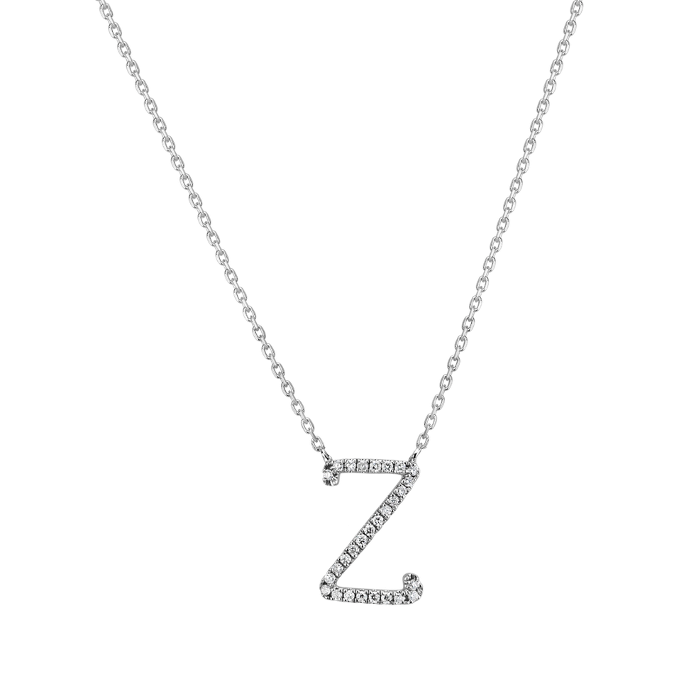 Diamond necklace Curly Glitter Z