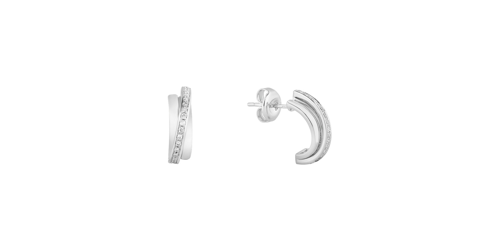 Diamond earrings Dream Wings