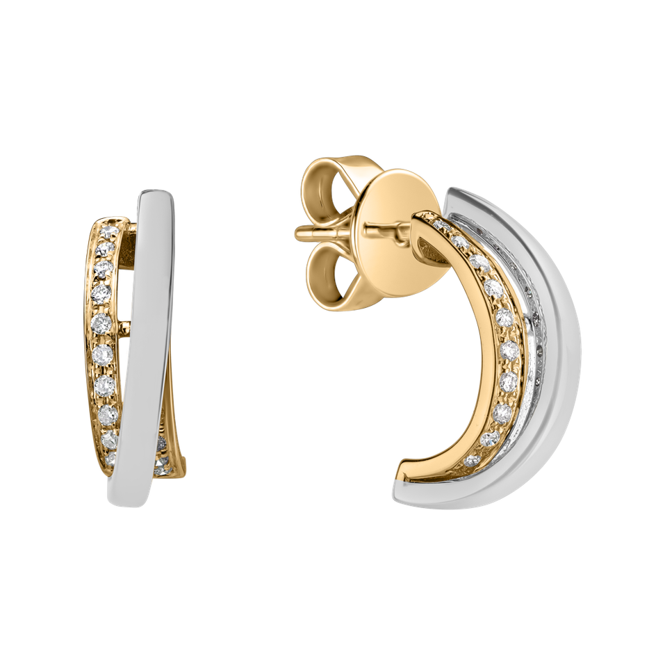 Diamond earrings Dream Wings