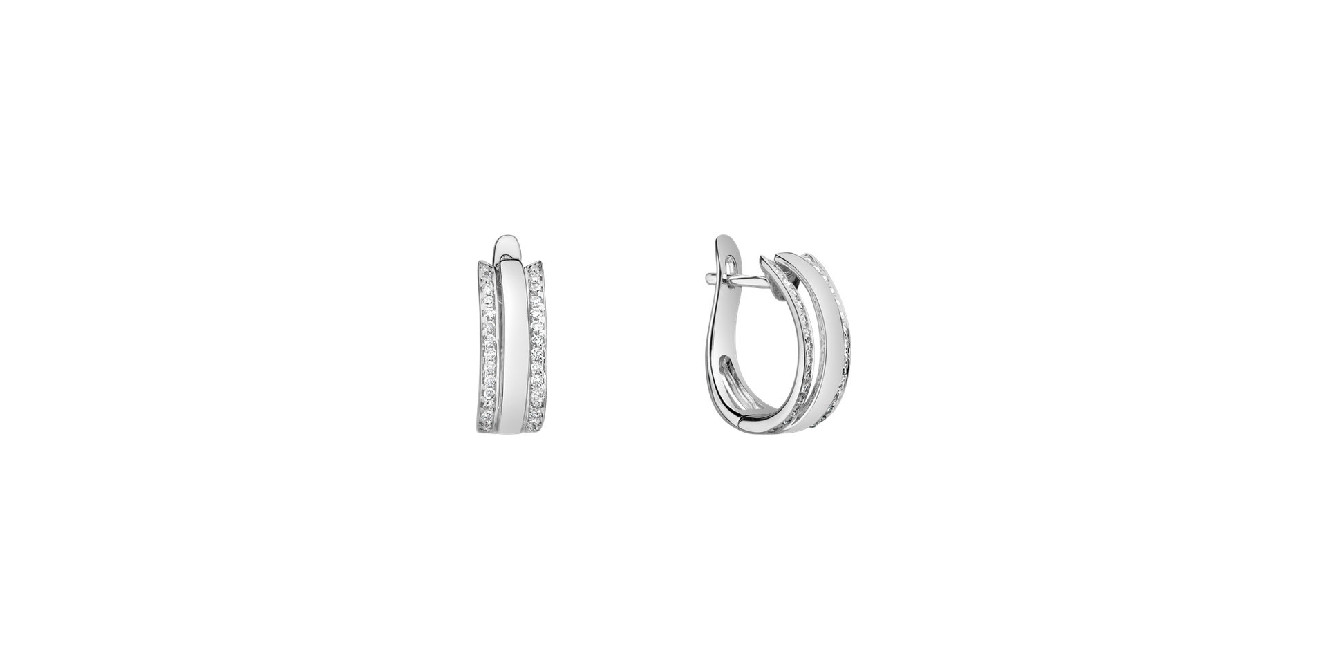 Diamond earrings Eternity Sparkle