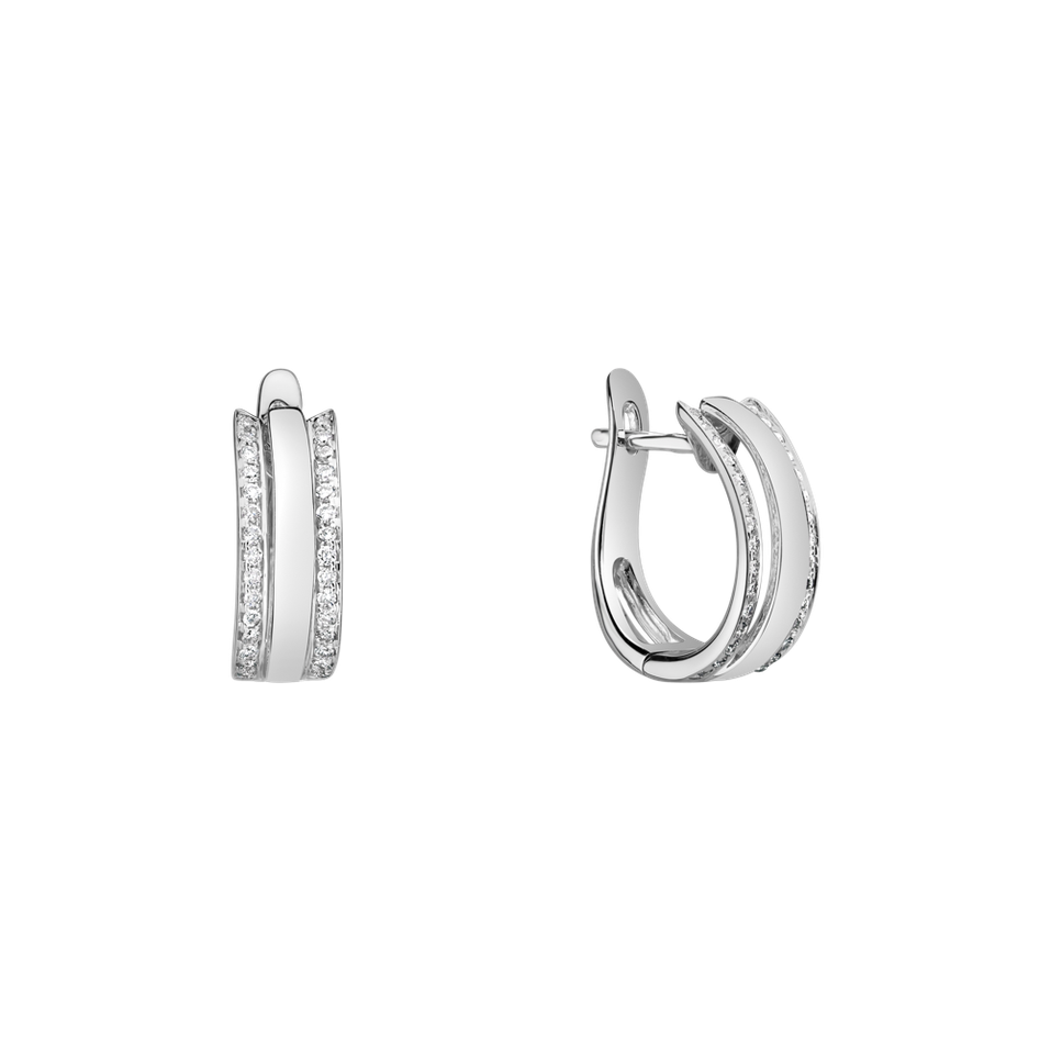 Diamond earrings Eternity Sparkle