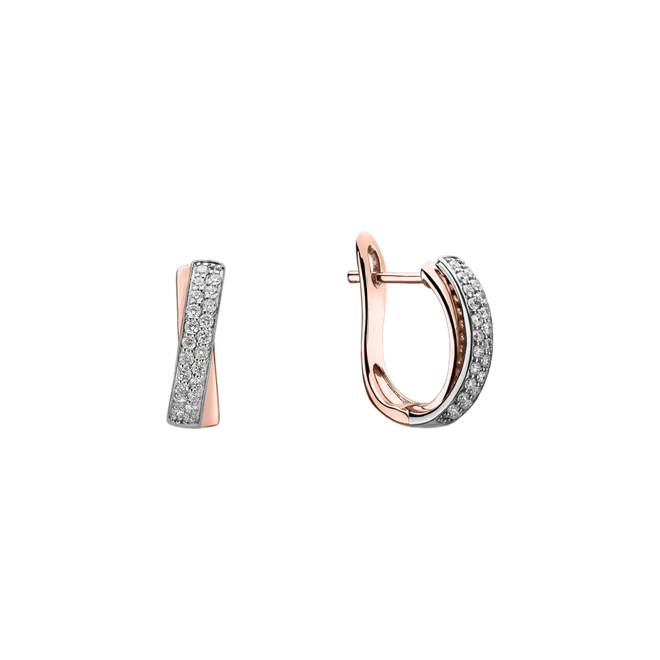 Diamond earrings Sparkling Mosaic