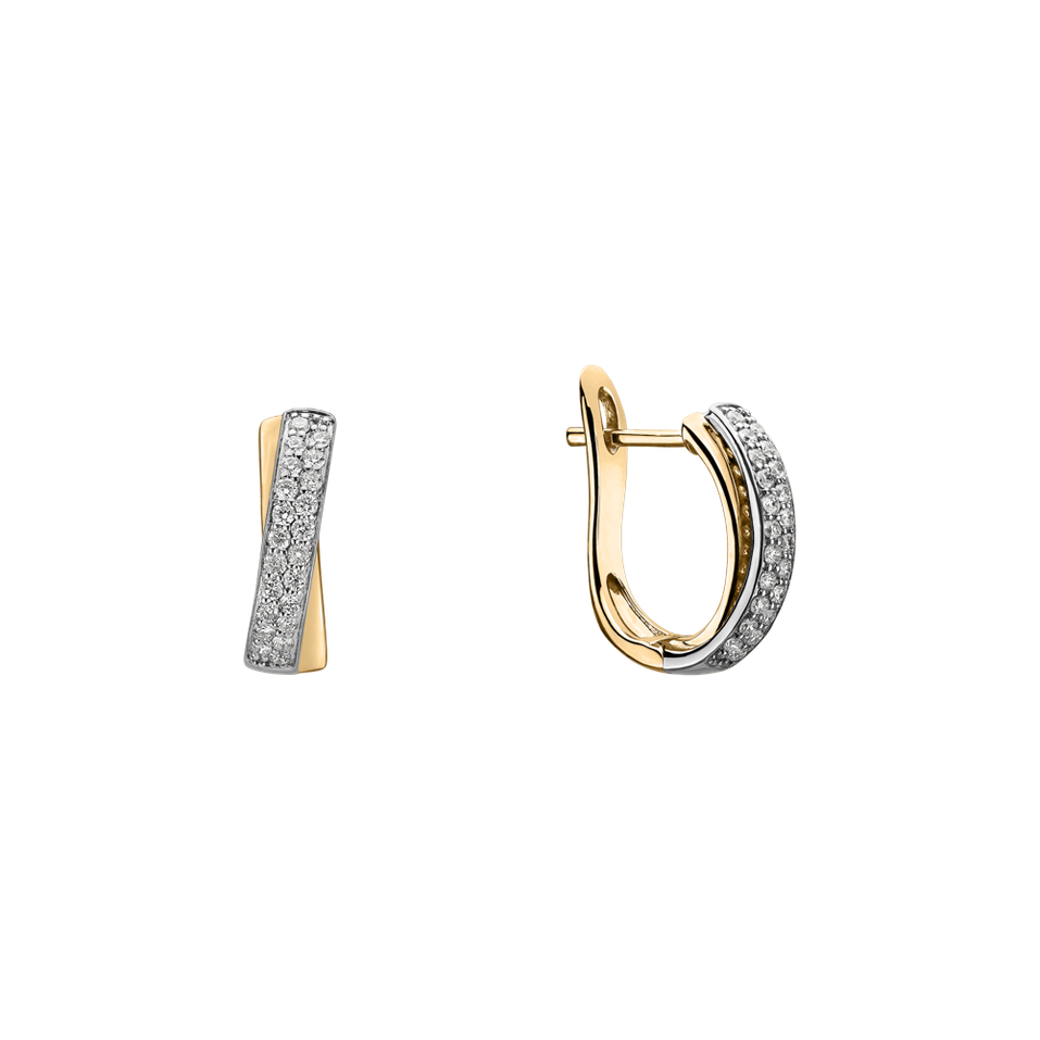 Diamond earrings Sparkling Mosaic
