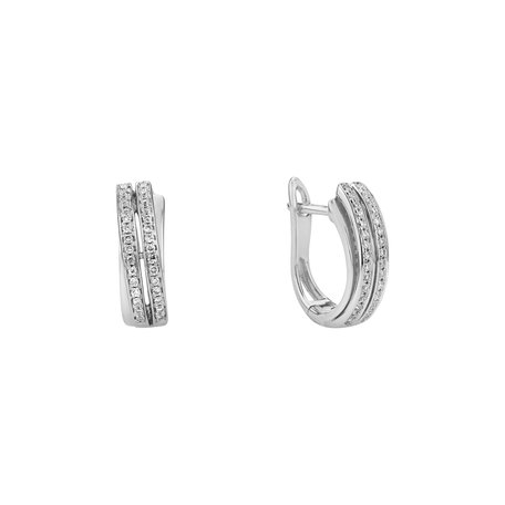 Diamond earrings Precious Sunray