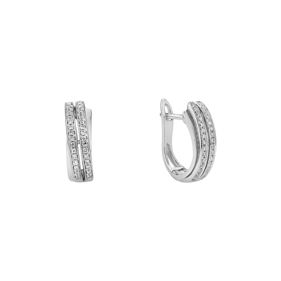 Diamond earrings Precious Sunray