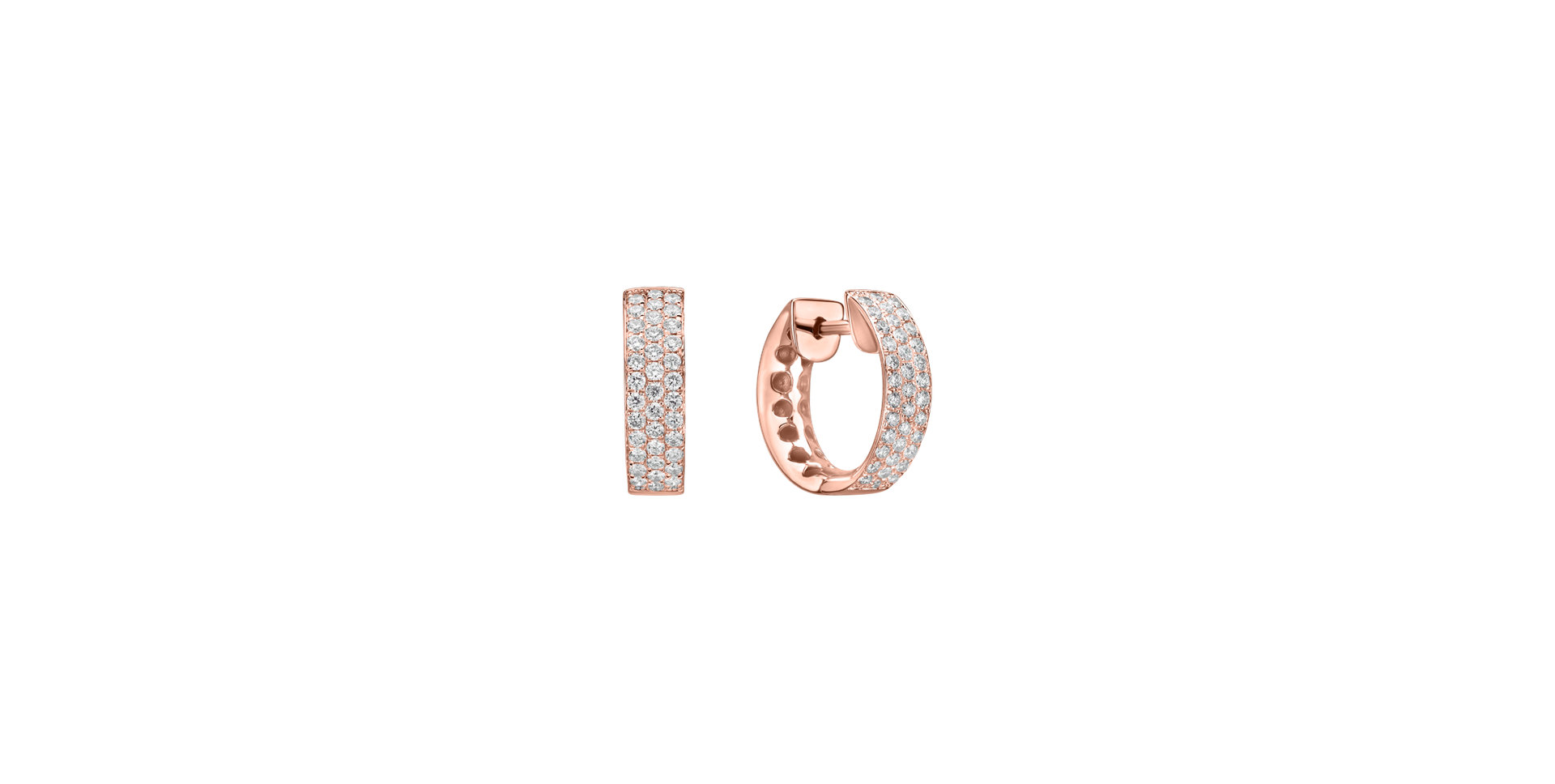 Diamond earrings Inferno Love