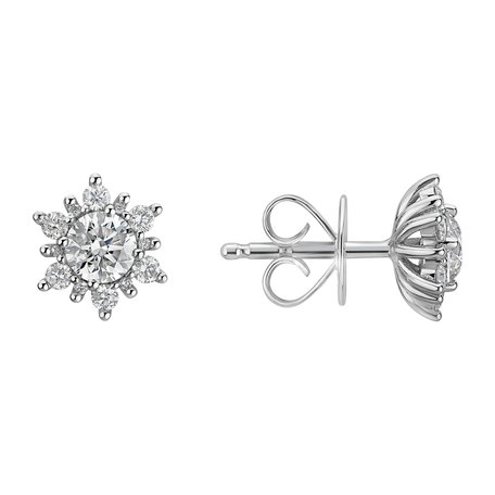 Diamond earrings Snow Star