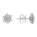 Diamond earrings Snow Star3