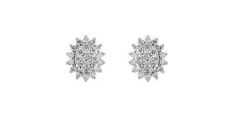 Diamond earrings Midnight Star