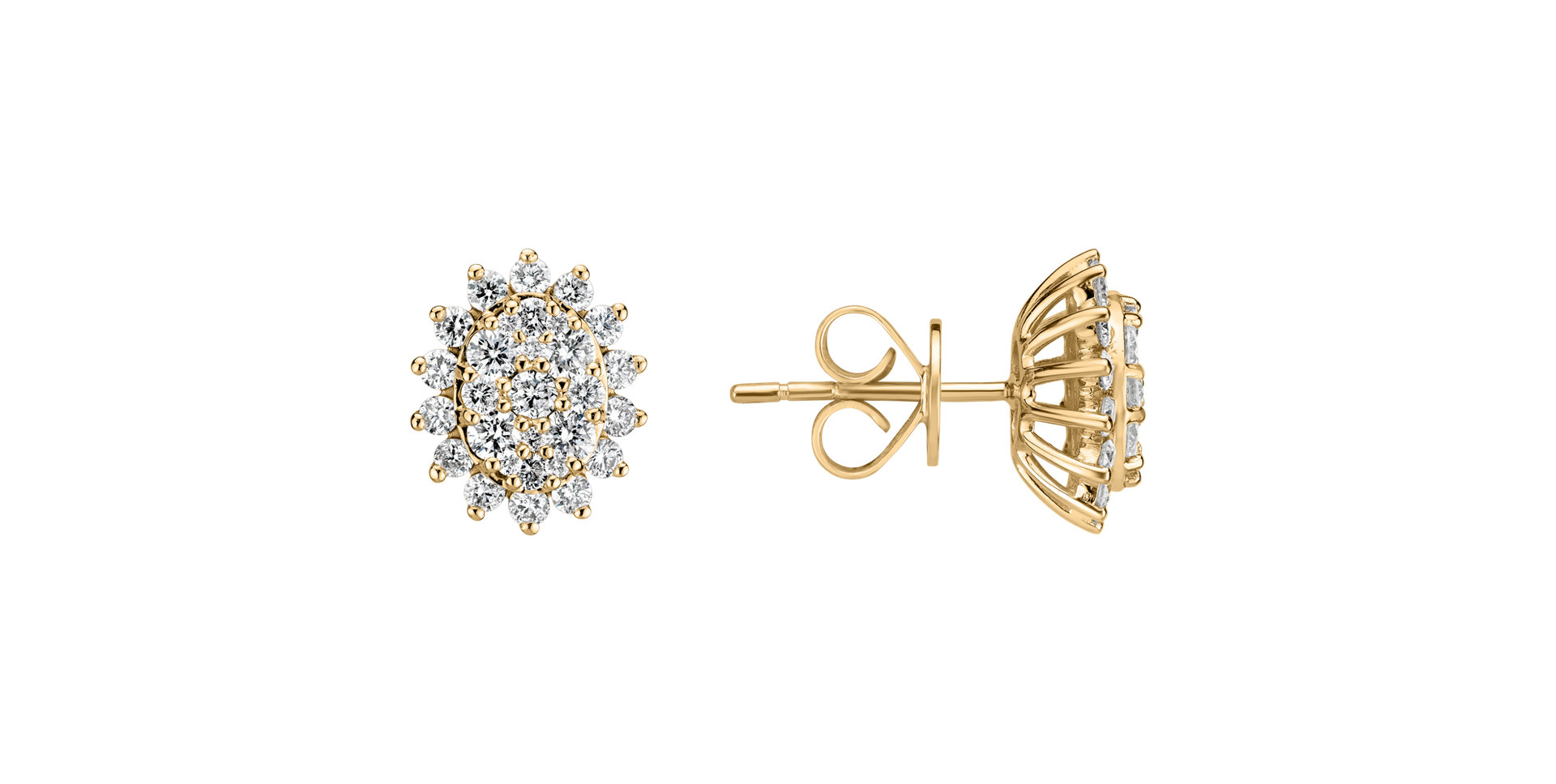 Diamond earrings Midnight Star